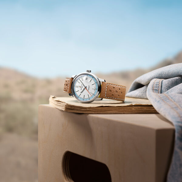 Top Time 38 mm automatique en acier inoxydable